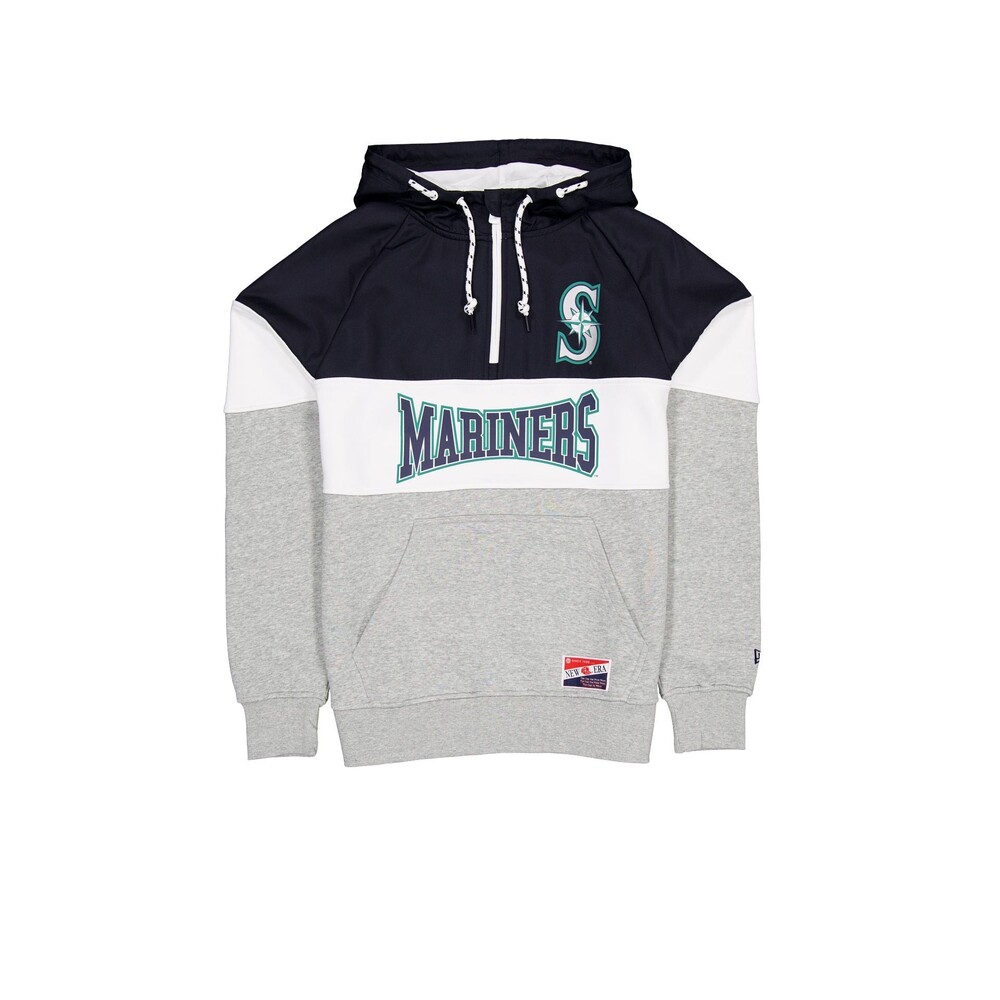 New Era Seattle Mariners Throwback Color Block Hoodie - Size M